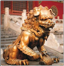 銅獅子彩球 銅獅子彩球