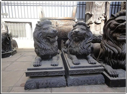 笑面銅獅子雕塑 笑面銅獅子雕塑