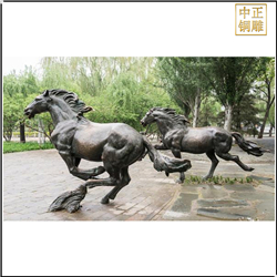 廣場銅奔馬雕塑 廣場銅奔馬雕塑