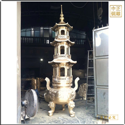 大型長(zhǎng)方形銅香爐鑄造廠 大型長(zhǎng)方形銅香爐鑄造廠