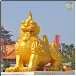 室外大型銅貔貅雕塑 室外大型銅貔貅雕塑