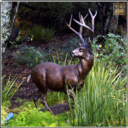 景觀銅鹿雕塑擺件 景觀銅鹿雕塑擺件