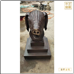 貼金純銅十二生肖擺件 貼金純銅十二生肖擺件