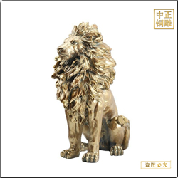 家用小型銅獅子擺件 家用小型銅獅子擺件