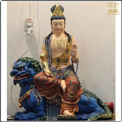 鑄銅文殊普賢銅佛像加工 鑄銅文殊普賢銅佛像加工