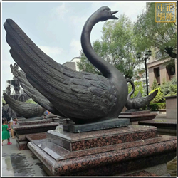 銅天鵝噴泉景觀雕塑 銅天鵝噴泉景觀雕塑