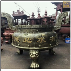 大號(hào)圓形銅香爐 大號(hào)圓形銅香爐