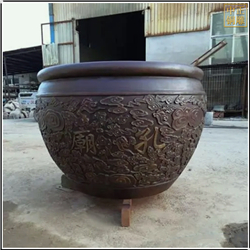 仿古刻字故宮純銅大缸 仿古刻字故宮純銅大缸