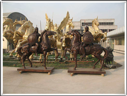 西方騎士銅雕塑 西方騎士銅雕塑