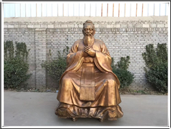 孔子不銹鋼雕塑 孔子不銹鋼雕塑