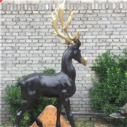 公園景區銅雕鹿 公園景區銅雕鹿