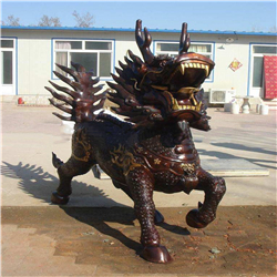 招財銅麒麟 招財銅麒麟